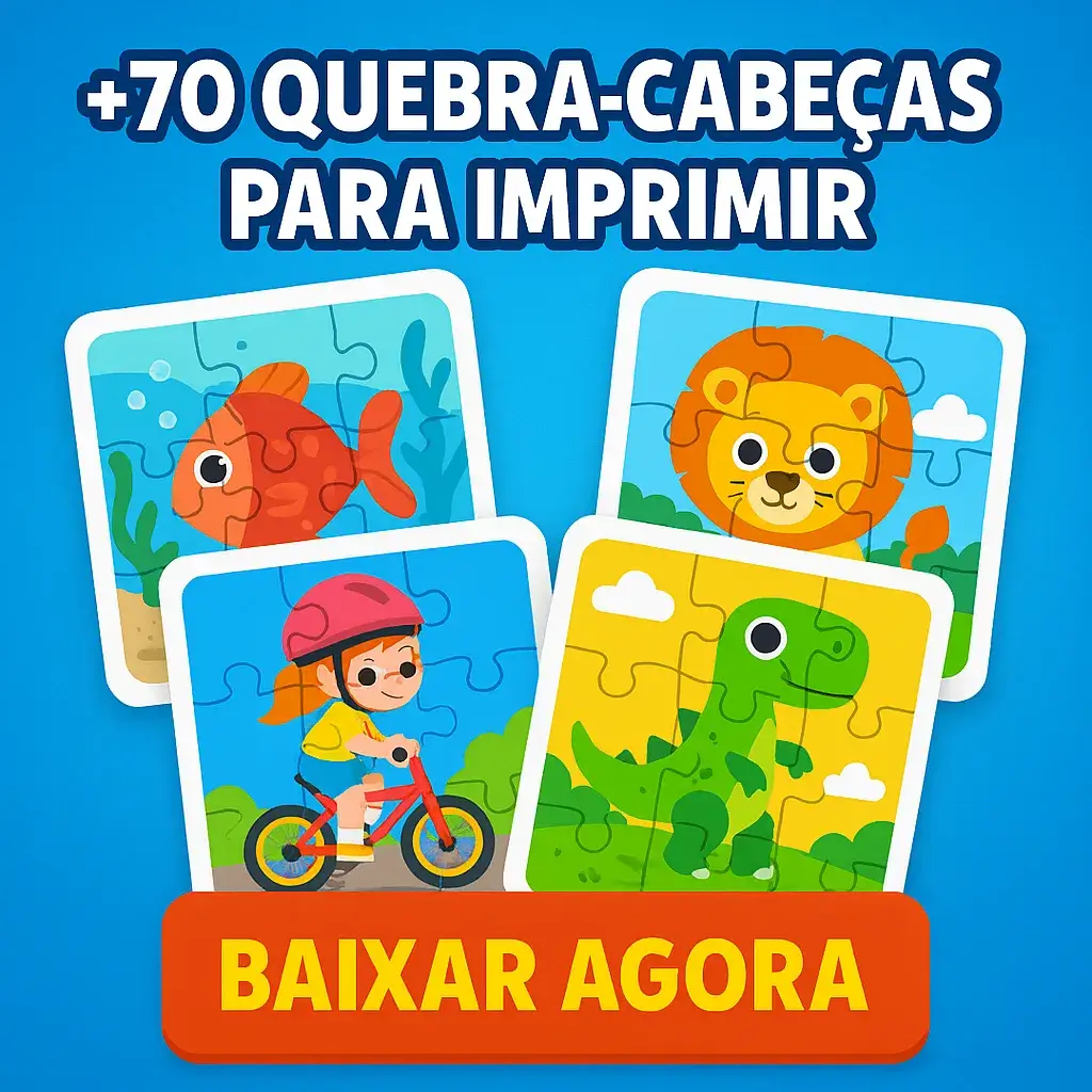 Quebra-Cabeça para Imprimir em PDF