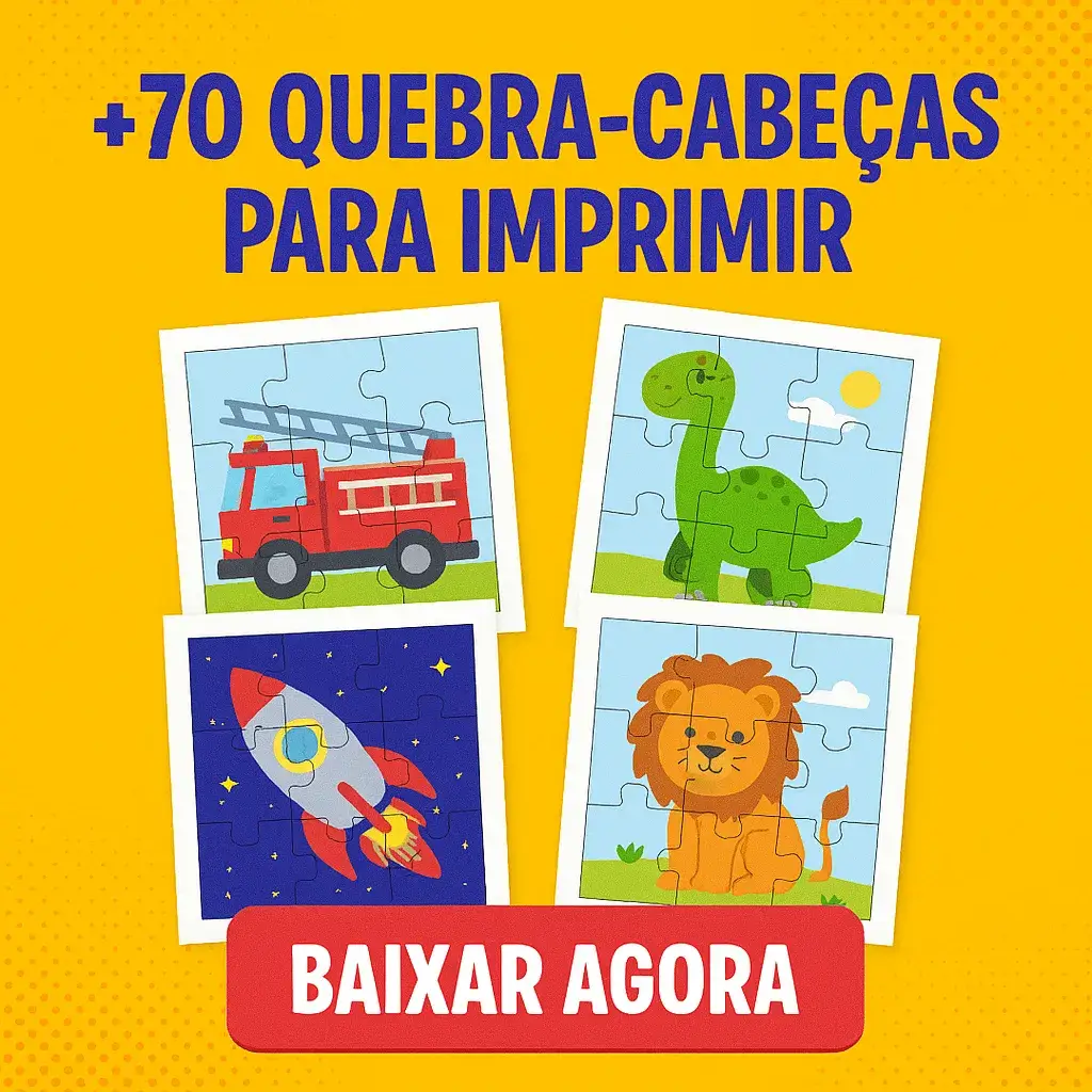 Quebra-Cabeça para Imprimir em PDF