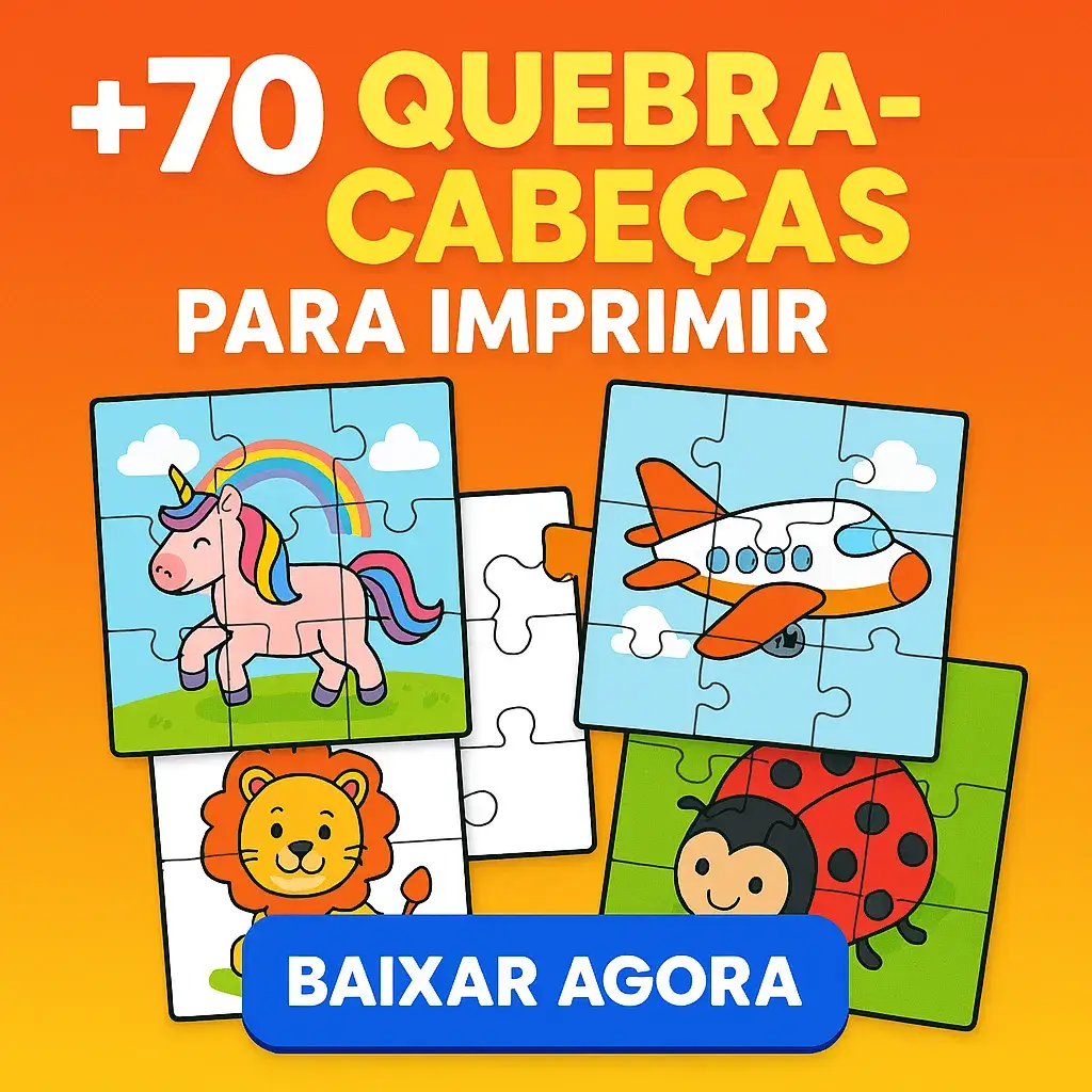 Quebra-Cabeça para Imprimir em PDF