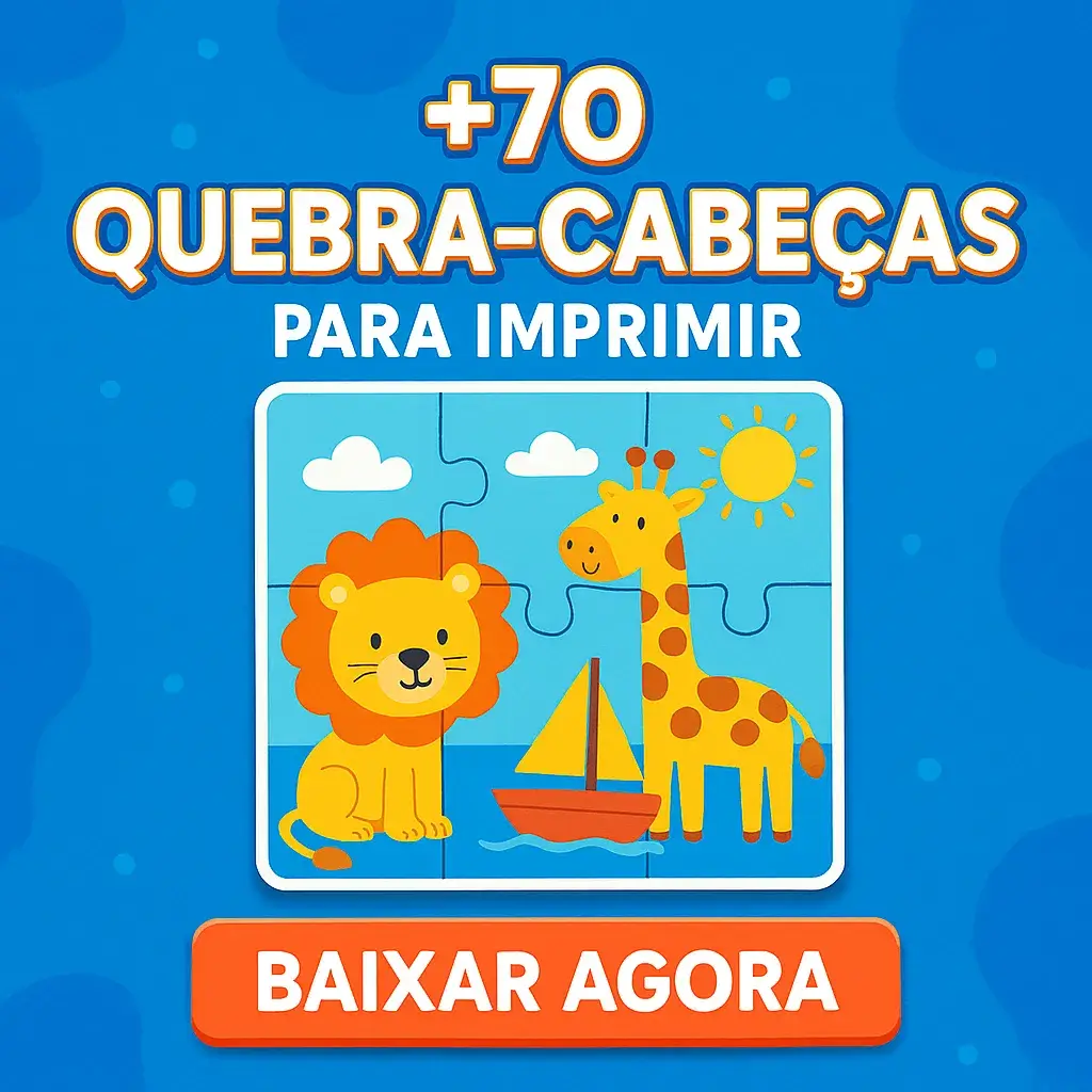 Quebra-Cabeça para Imprimir em PDF