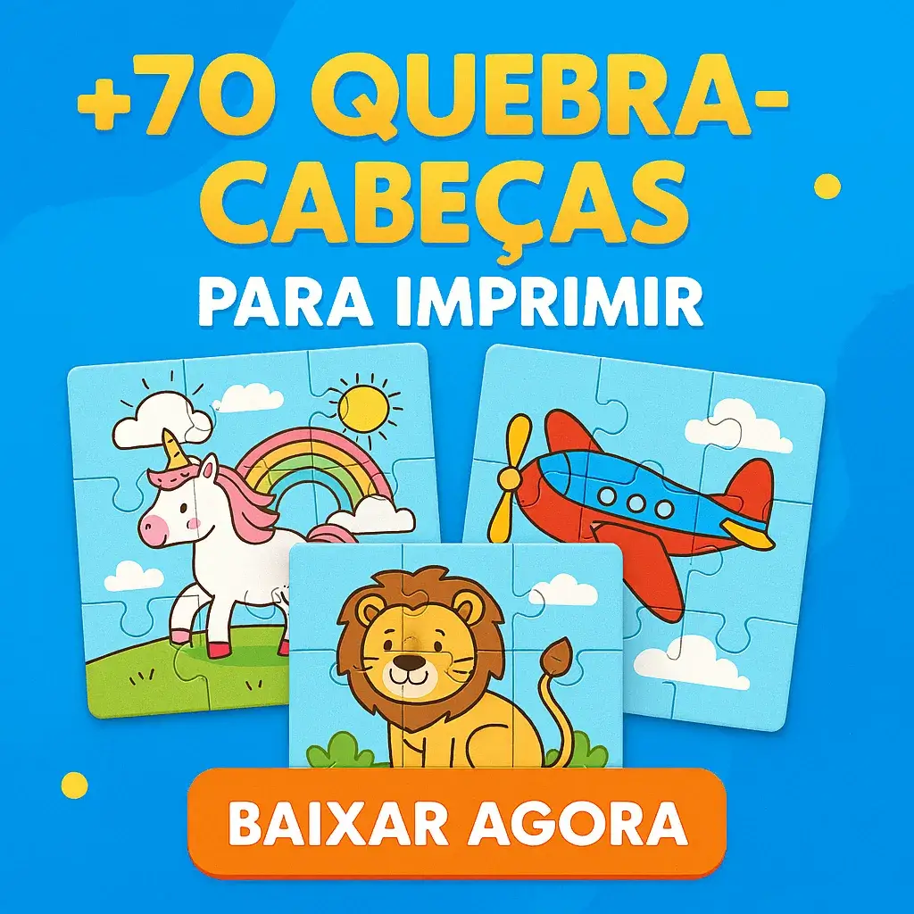 Quebra-Cabeça para Imprimir em PDF