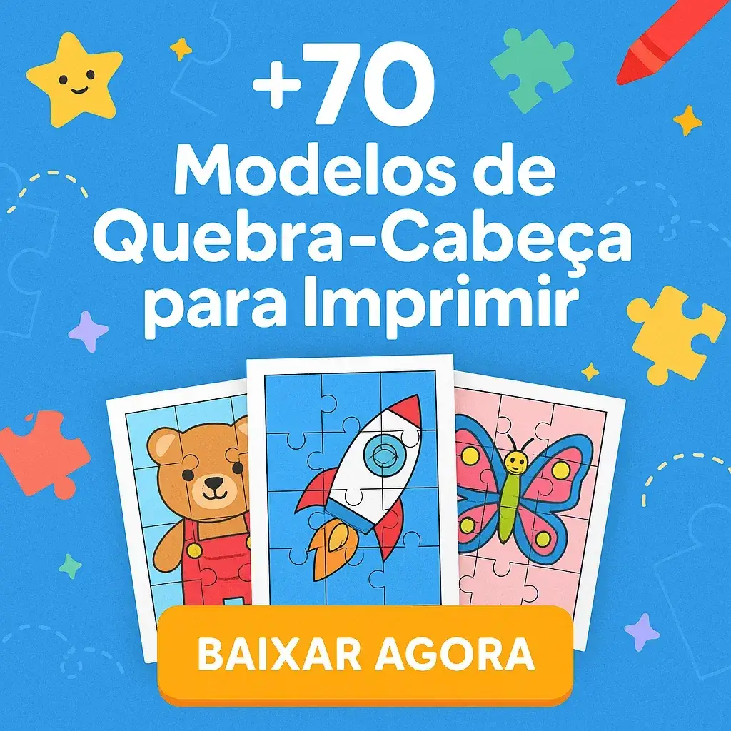 Quebra-Cabeça para Imprimir em PDF