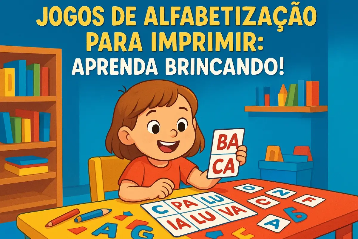 Como usar jogos de alfabetização para imprimir e acelerar o aprendizado