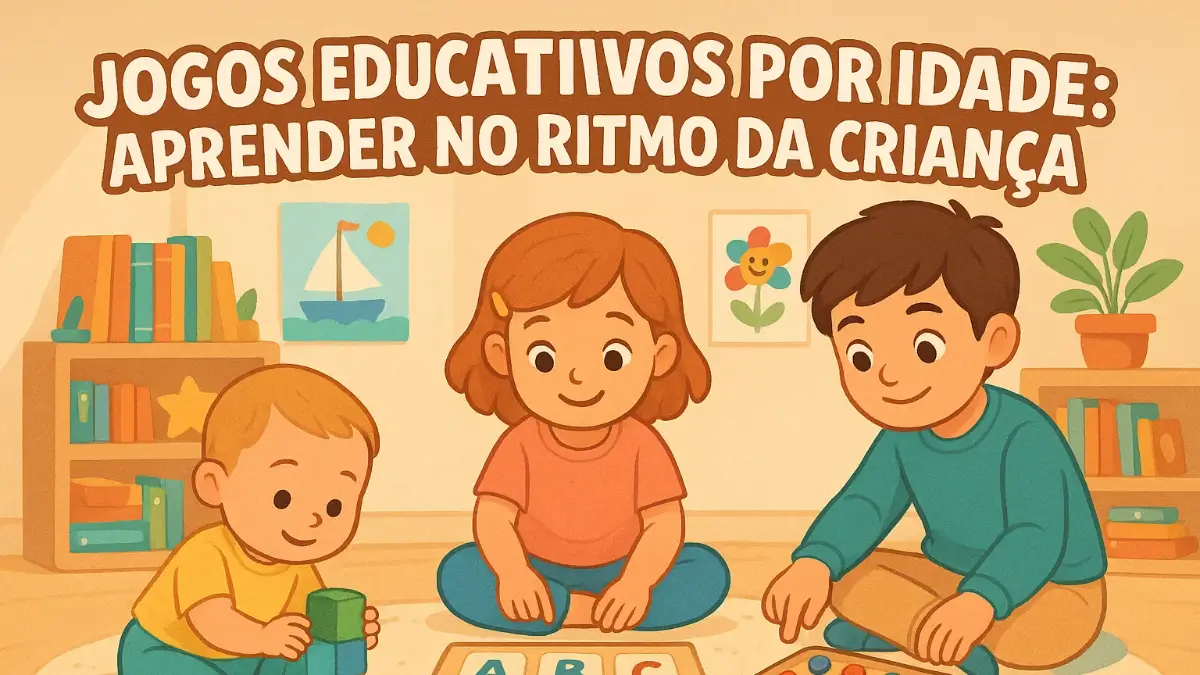 Jogos educativos por idade: Como estimular o aprendizado sem forçar a criança