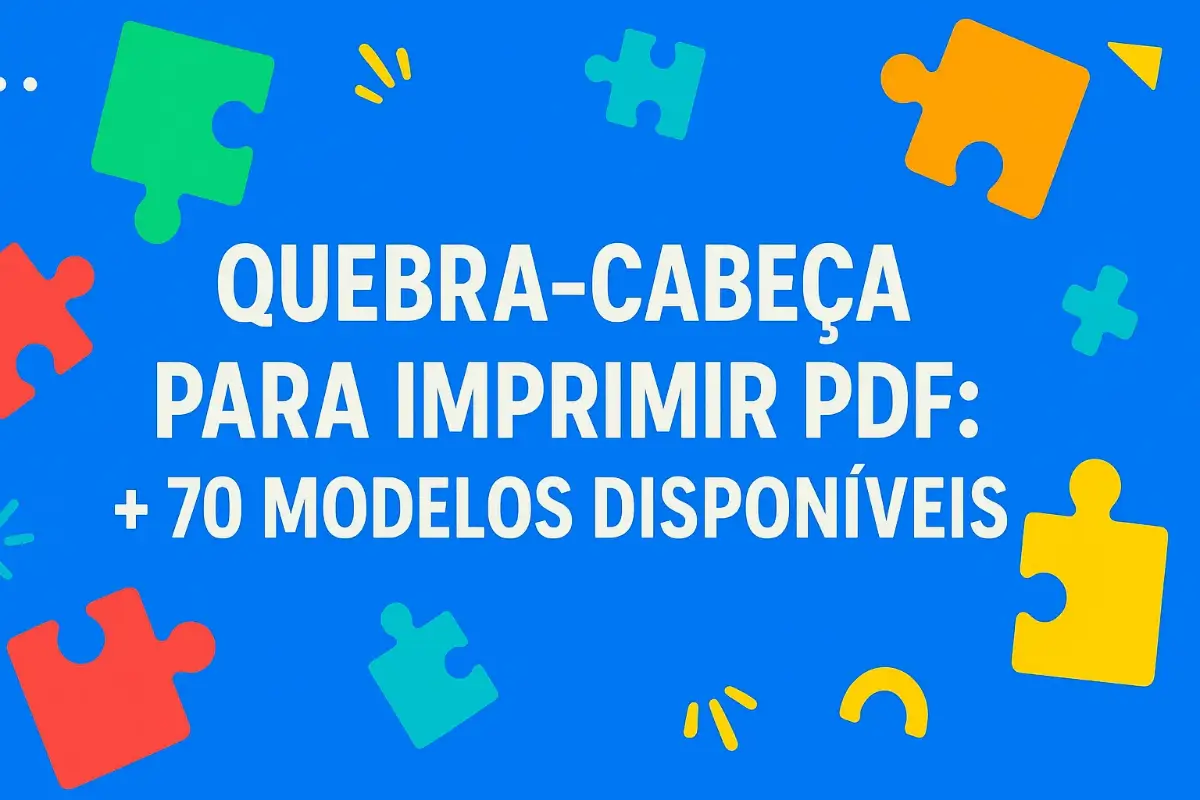 Quebra-Cabeça para Imprimir em PDF