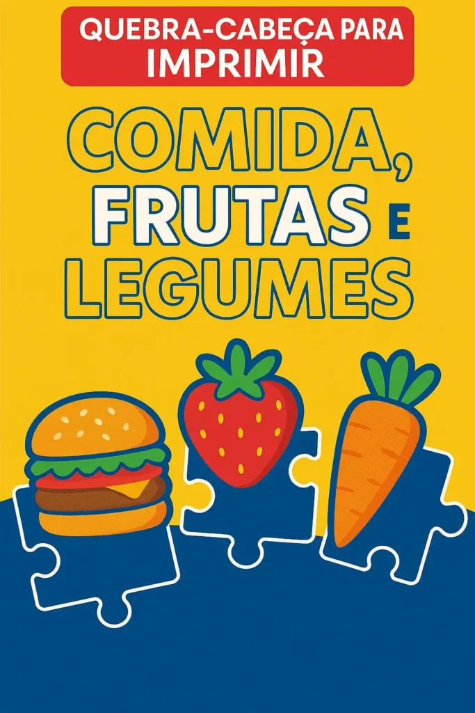 Quebra-Cabeça para Imprimir em PDF Infantil
