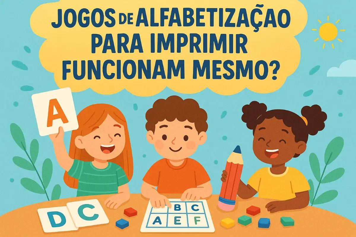 Jogos de Alfabetização para Imprimir Funcionam Mesmo?