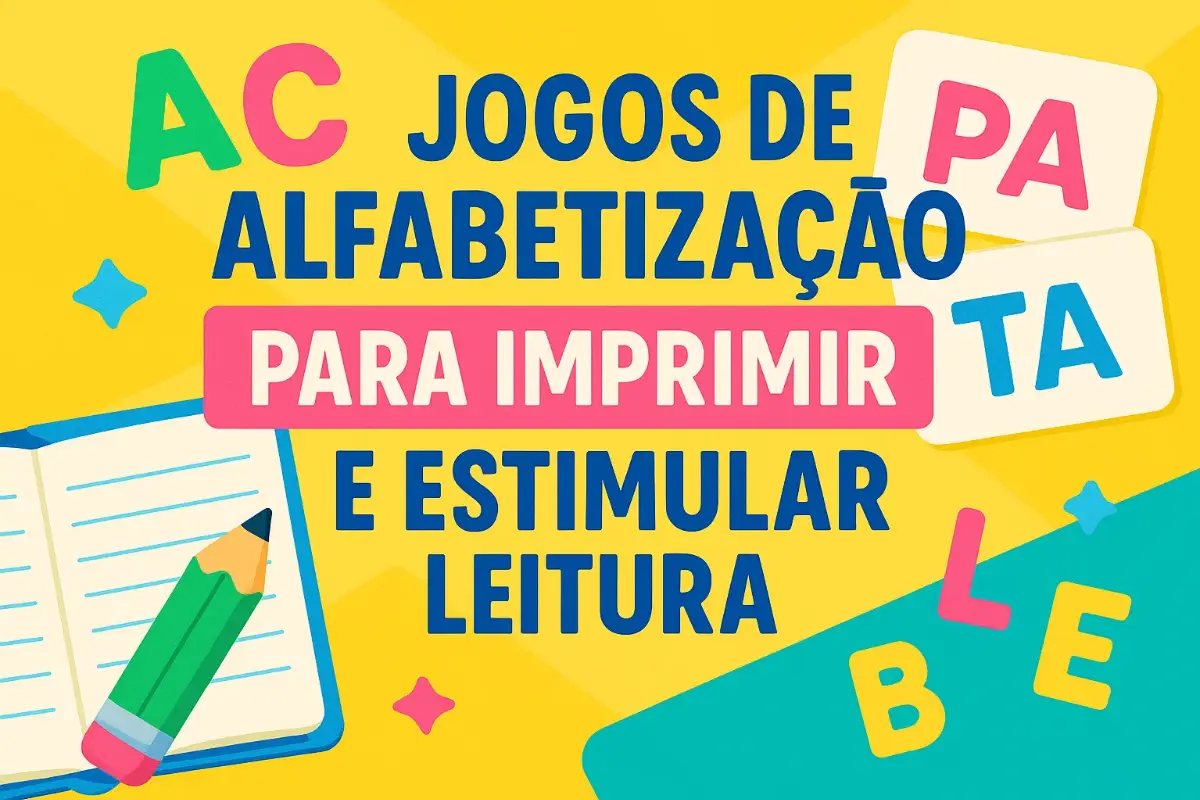 Jogos de Alfabetização para Imprimir e Estimular Leitura