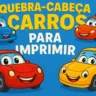 Quebra-Cabeça Carros para Imprimir PDF
