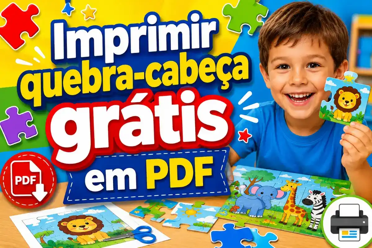 Imprimir quebra-cabeça grátis em PDF