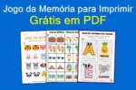 Jogo da Memória para Imprimir Grátis em PDF