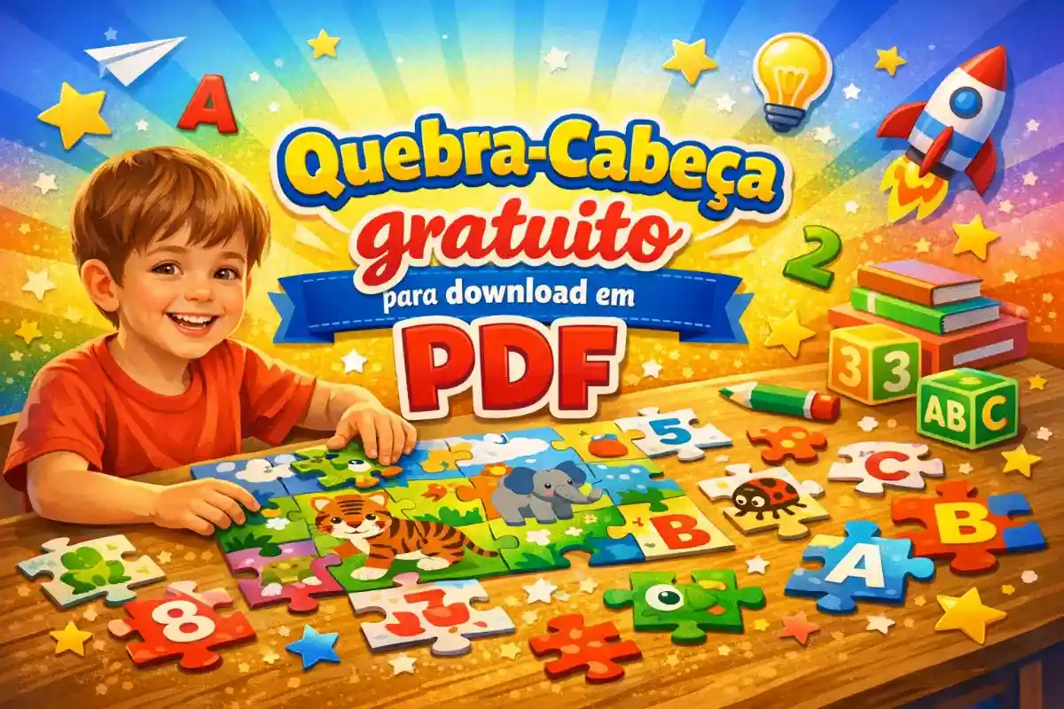 Quebra-Cabeça gratuito para download em PDF